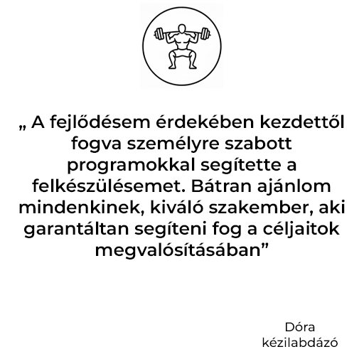 Vendégértékelés – Dóra, kézilabdázó, személyre szabott erőnléti edzés a sportteljesítmény javítására