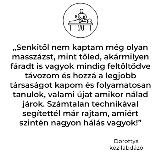 Vendégértékelés – Dorottya - fájdalomcsillapító masszázs, izomfeszülés oldása