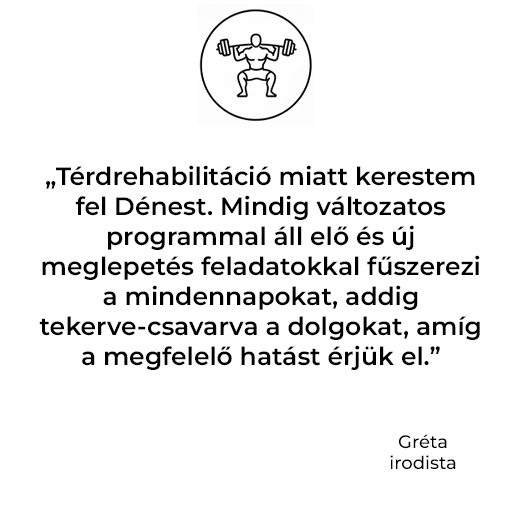 Vendégértékelés – Gréta, személyre szabott erőnléti edzés, rehabilitáció